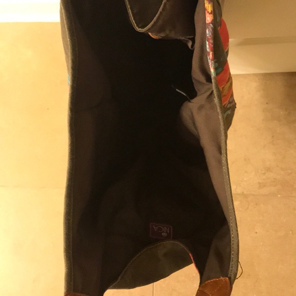 Multicolored boho tote. - Picture 4 of 8